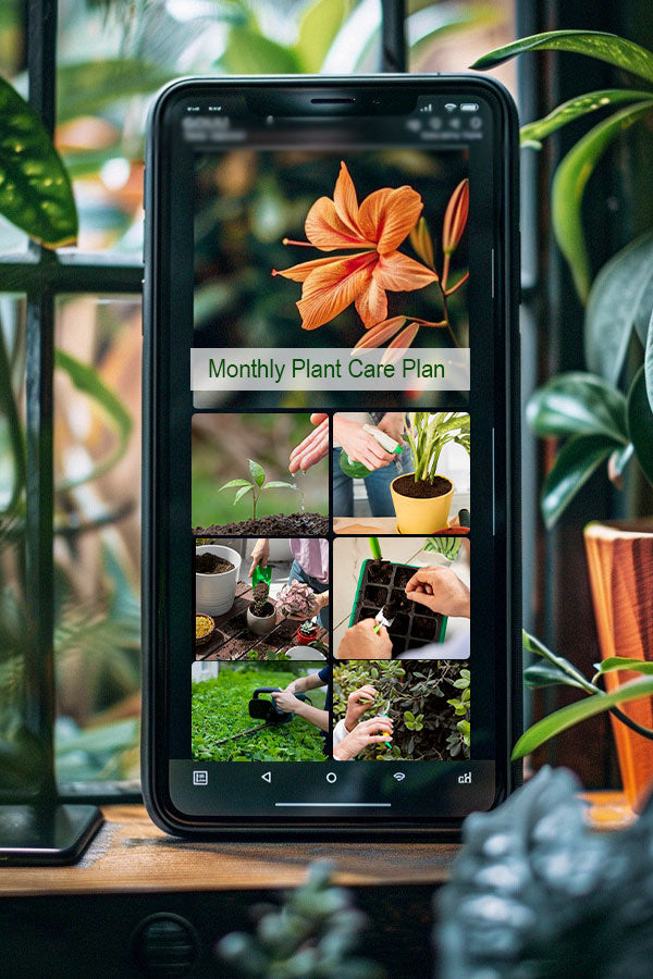 Monthly Plant Care Plan