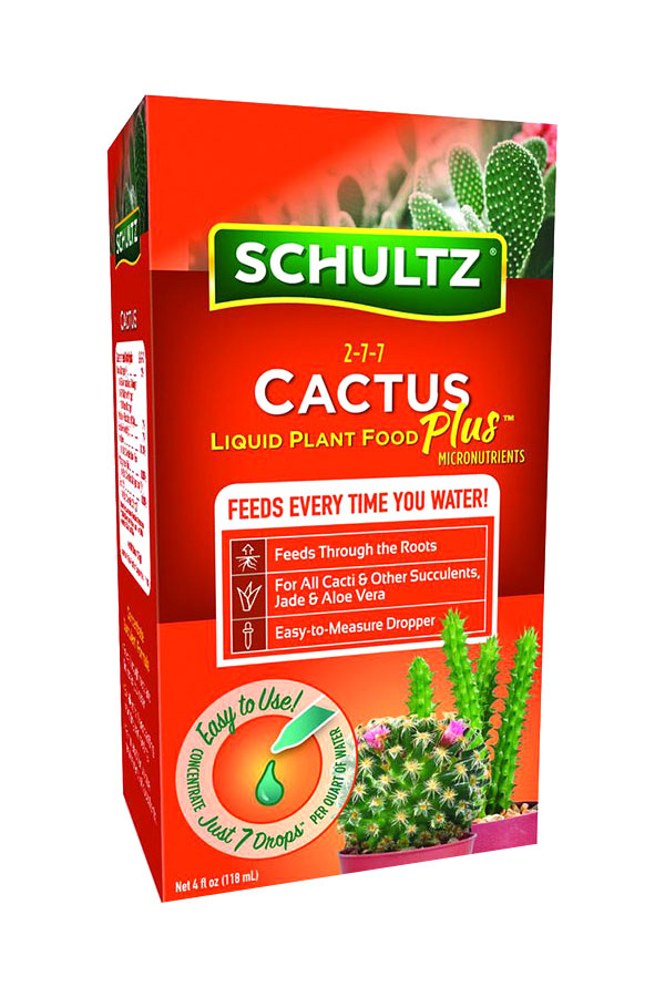 Schultz Cactus Liquid Plant Food Bottle – Fertilizer for Cacti and Succulents with Micronutrients