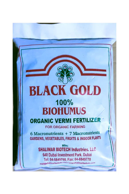 Shalimar Black Gold Vermi Fertilizer Pellets – Organic Plant Food 2 lb