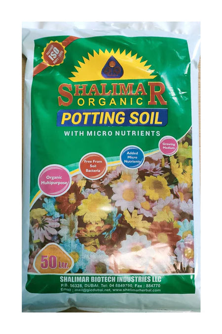 Shalimar Organic Potting Soil 50 Litre – Eco-Friendly Premium Soil Mix