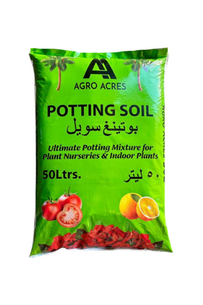 Agro Acres Potting Mix - Premium Soil for Indoor Plants