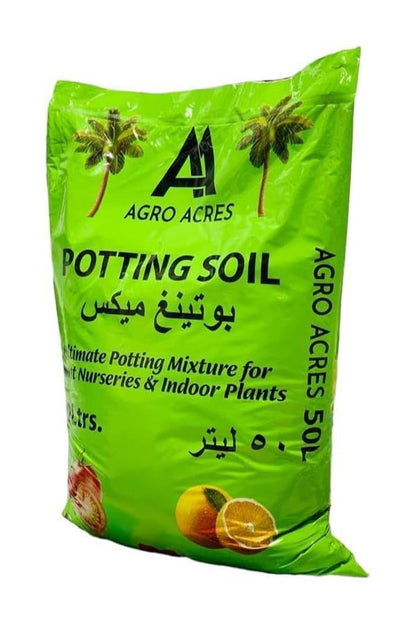 Agro Acres Potting Mix - Premium Soil for Indoor Plants