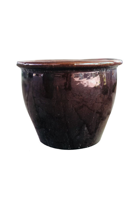 Black Design Ceramic Pot(Small Size)